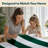 Caius Cabana Stripe Rectangular Washable Polyester Tablecloth for Dining Linen-798323597