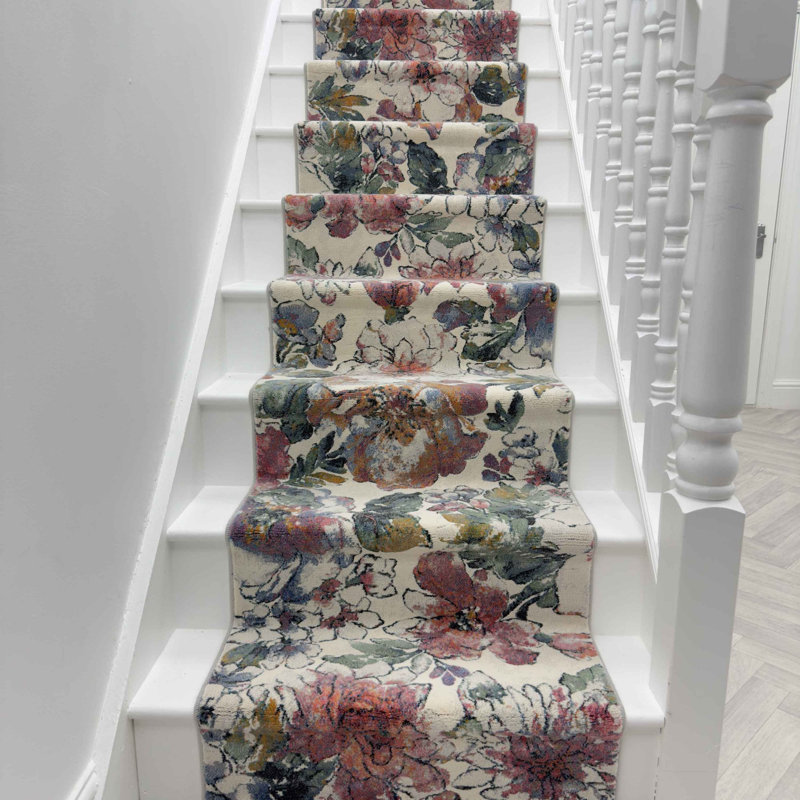 Stair Runner Abstract Area Rug, Stair Runner 66 x 450 cm