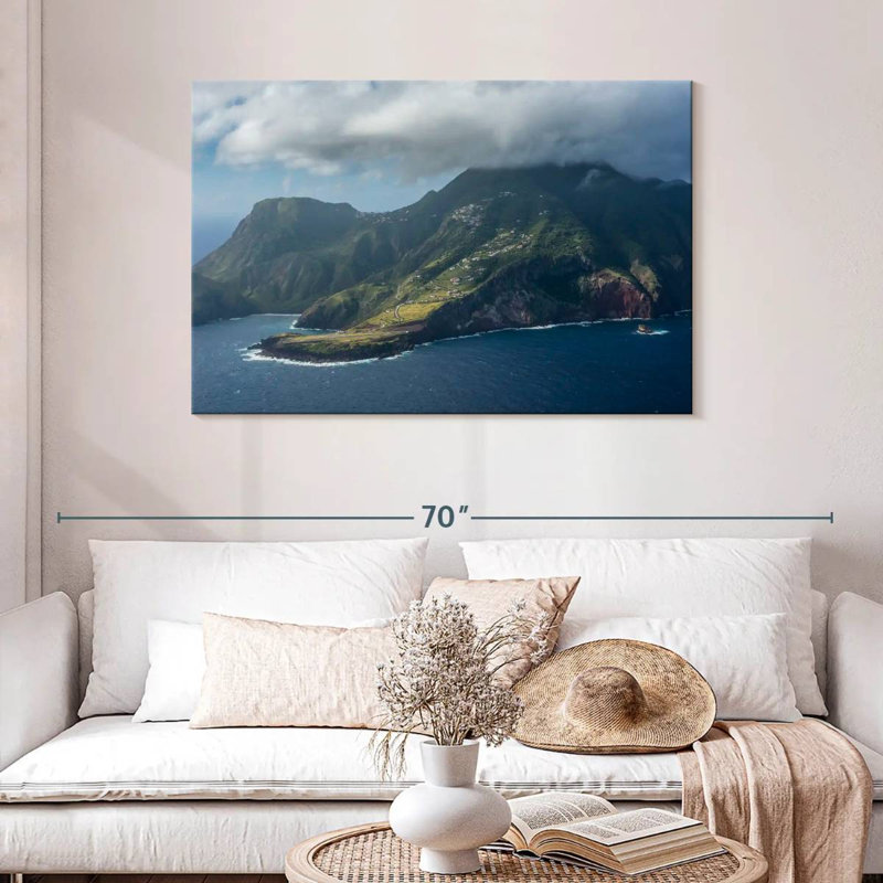 Saba Island, 30" H x 45" W