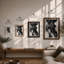 Dog and Geometry Modern - Framed Print-998879585-998879586