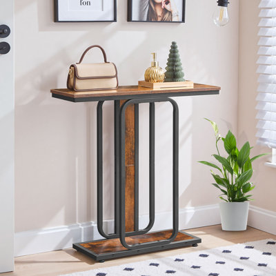 Industrial Entryway Console Table