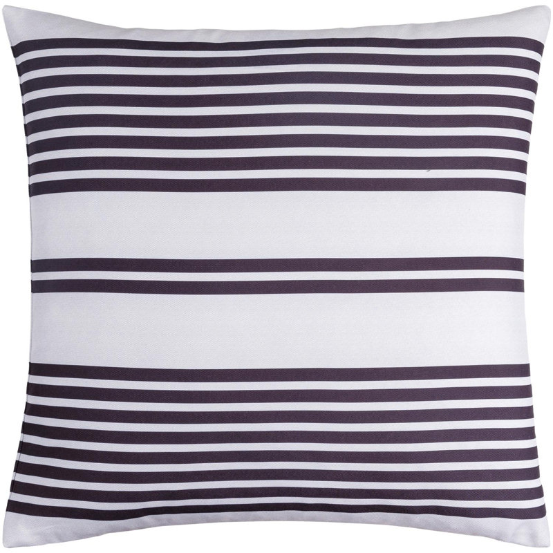 Classic Stripe Accent Throw Pillow Cover, Polyester, 22"H x 22"W