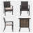 Alyah 6 - Person Patio Dining Set with Rectangular Table , Cushions Included