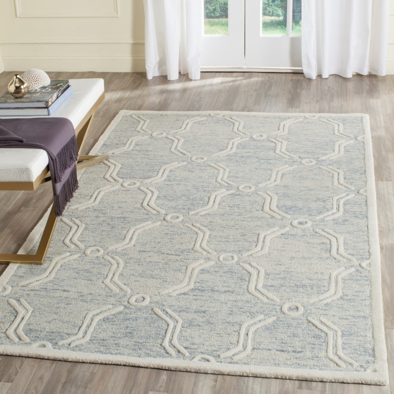 Tapis en laine touffeté à la main Cannen, Rectangle 8 pi x 10 pi