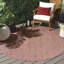 Tapis intérieur / extérieur rouge / beige Castlebourne-22983997