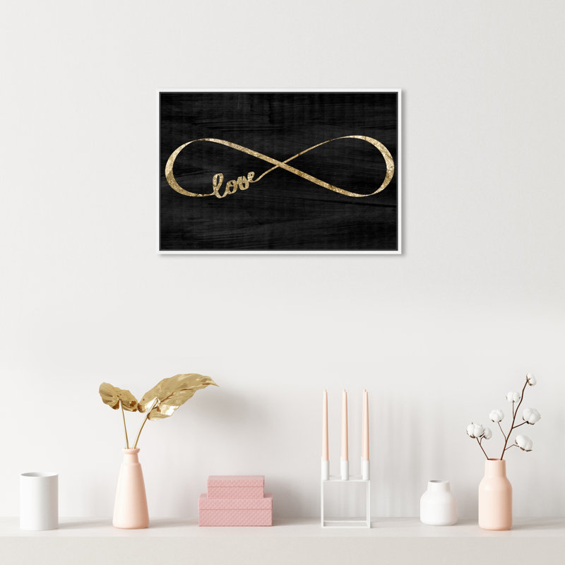 " Sparkle Night " by Oliver Gal, 45" W x 30" H, White Framed