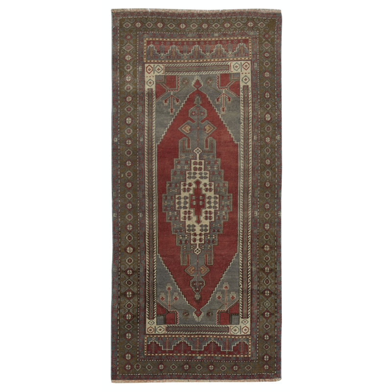 Tapis oriental vintage turc. Tapis unique fait à la main. 100% laine