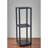 Anyka Black Square End Table With Two Shelves-1788402145