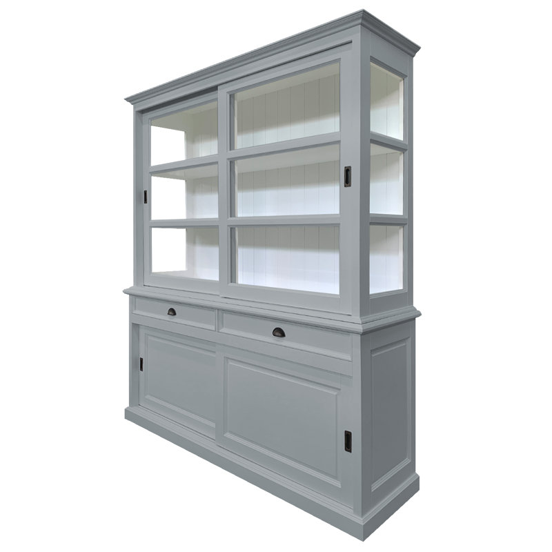 Baya Display Cabinet, Window Grey