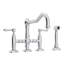 Acqui® Bridge Faucet with Handles-9323822-9323826