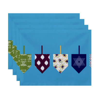 Polyester Geometric Rectangle Placemat