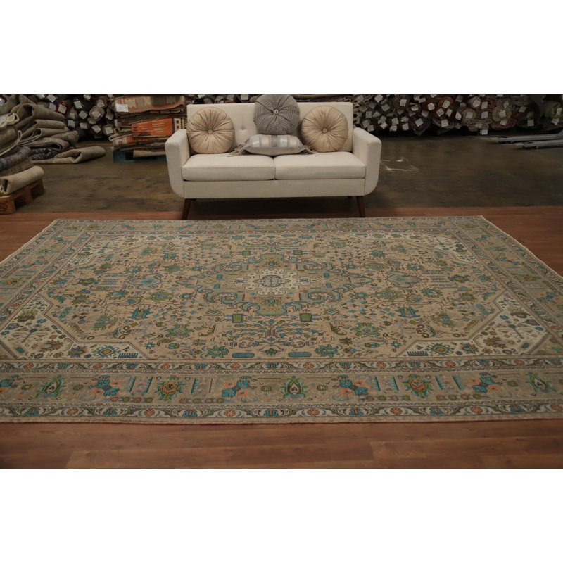 Tapis traditionnel artisanal 8 pi x 11 pi