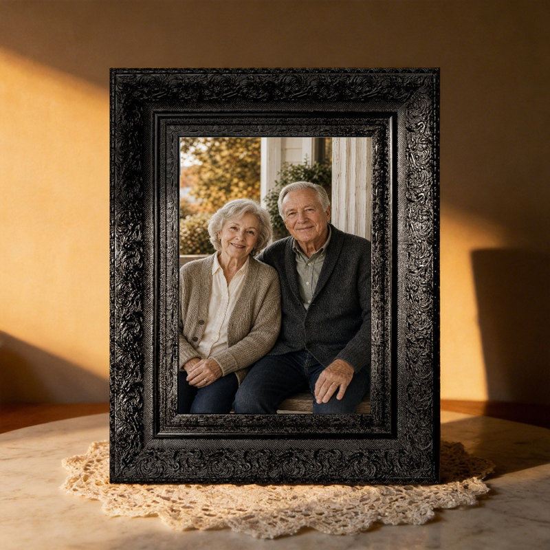 11" x 14" Black 1PC Versatile Picture Frame for Office Decor