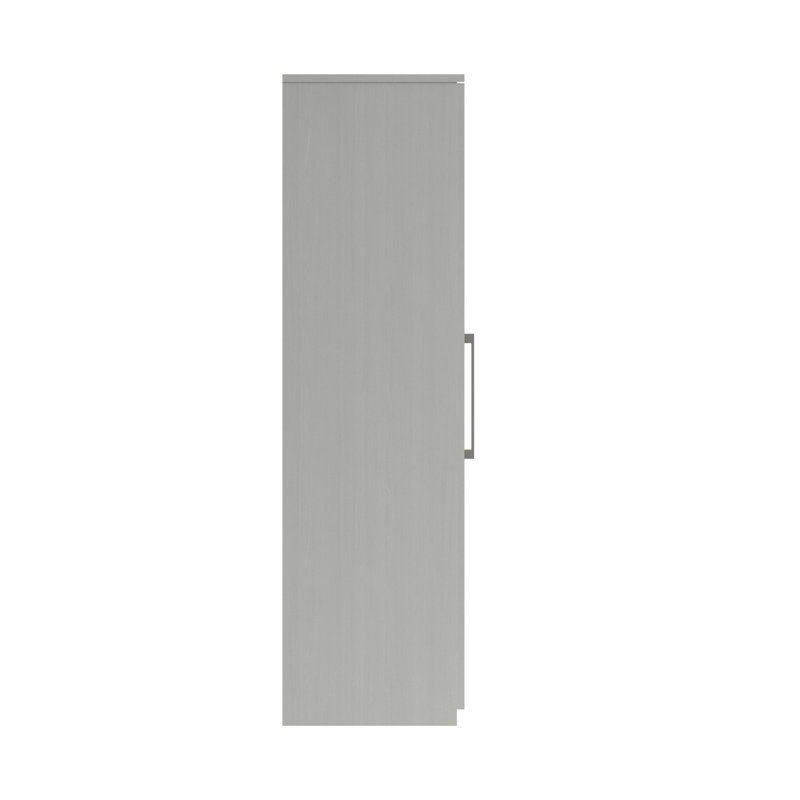 Alishma 4 Door Manufactured Wood Wardrobe, White
