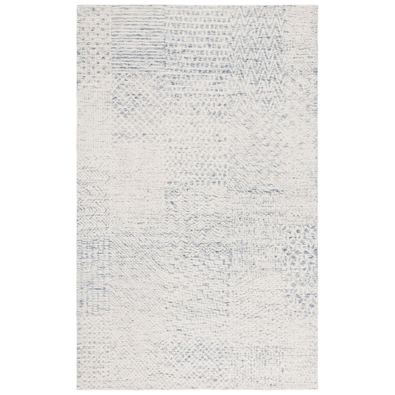 Armittie 223 Area Rug In Ivory / Blue, Rectangle 5' x 8'