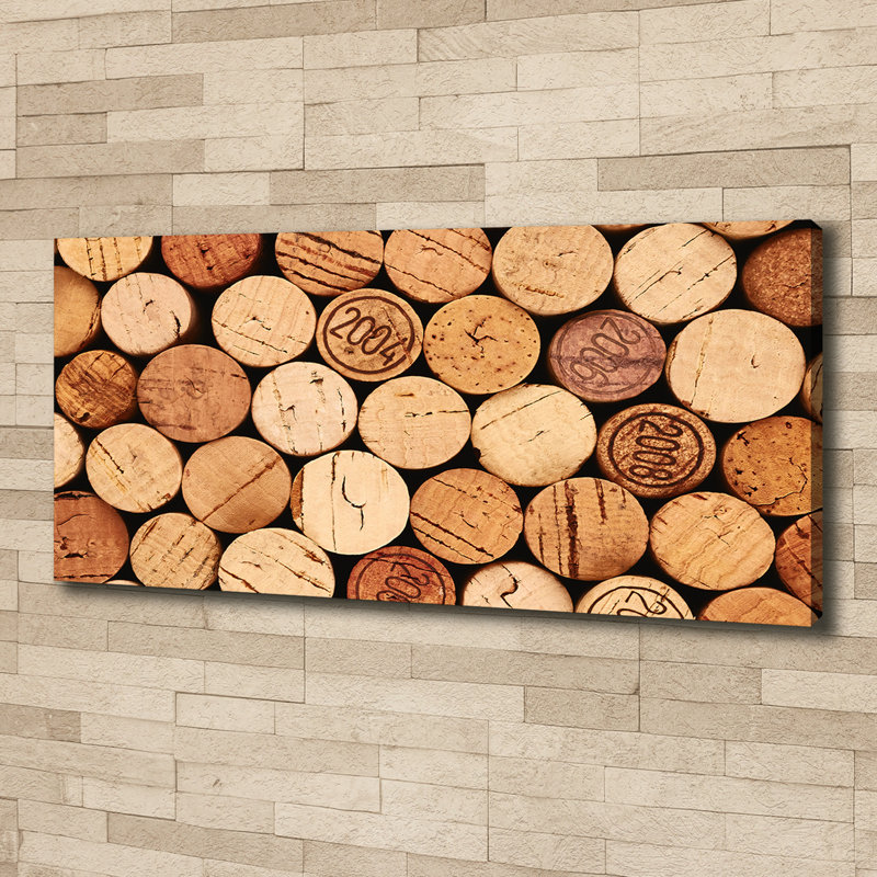 Corks Of Wine - Wrapped Canvas Print