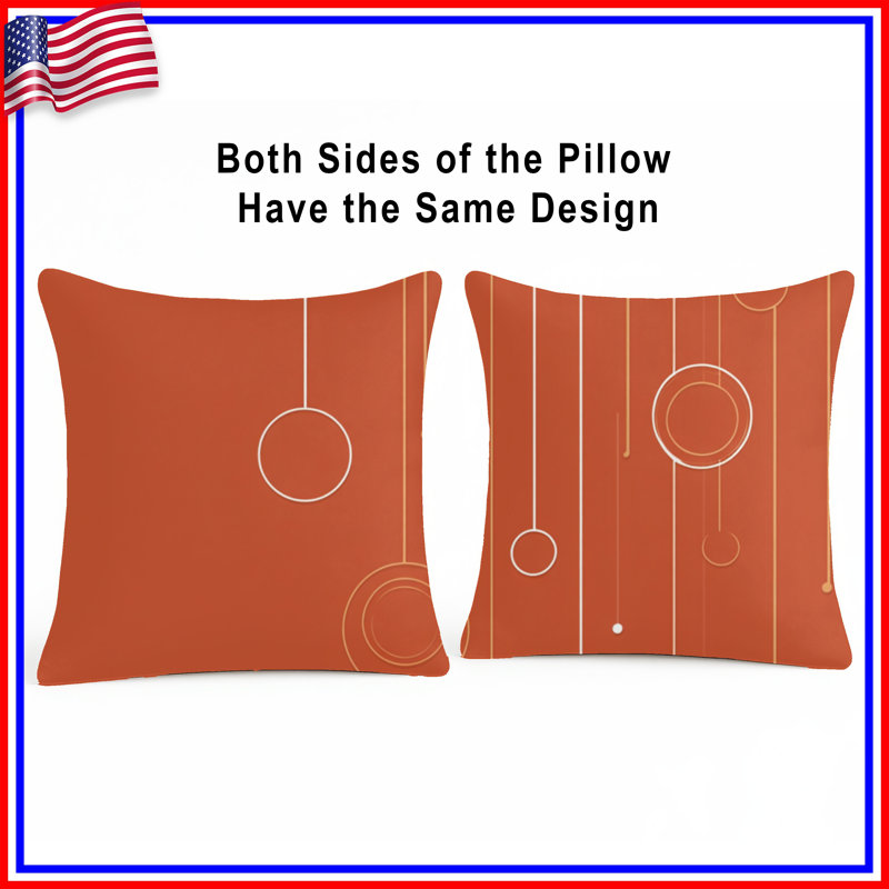 Abstract Throw Pillow, Art Double Sided Pillows, 20 x 20 inches