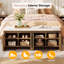 Banc de lit tapissier 55,12 po Farmhouse