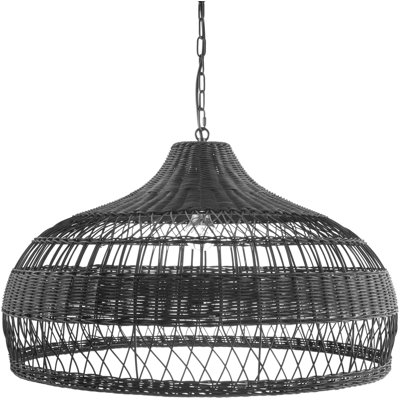 DeLorin Single Light Rattan Pendant