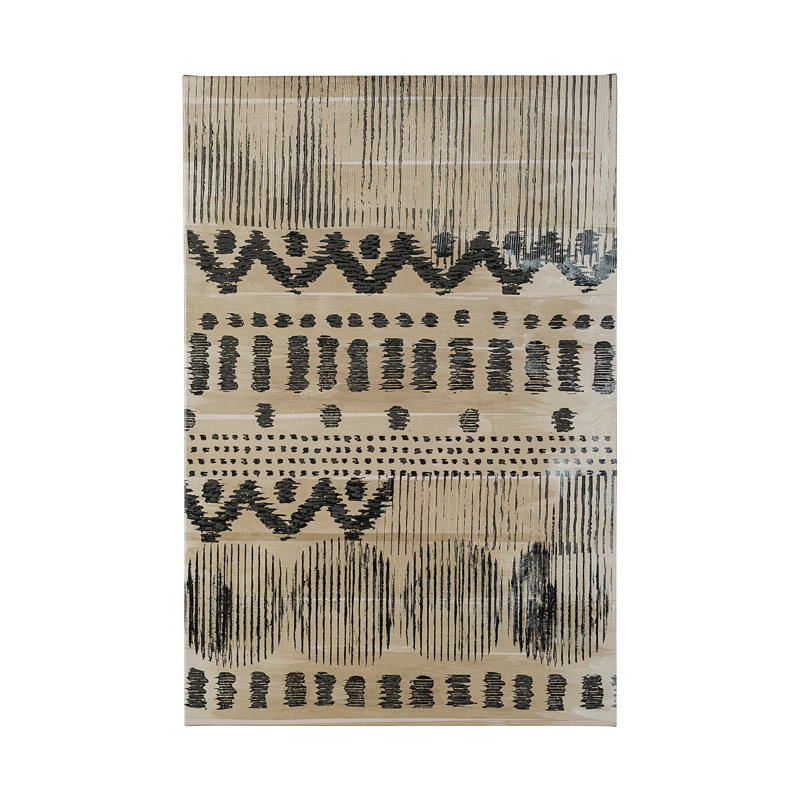 «Wool and Silk II» par Tom Reeves, toile texturée embelée à la main, H 60 po x l 40 po x P 3 po