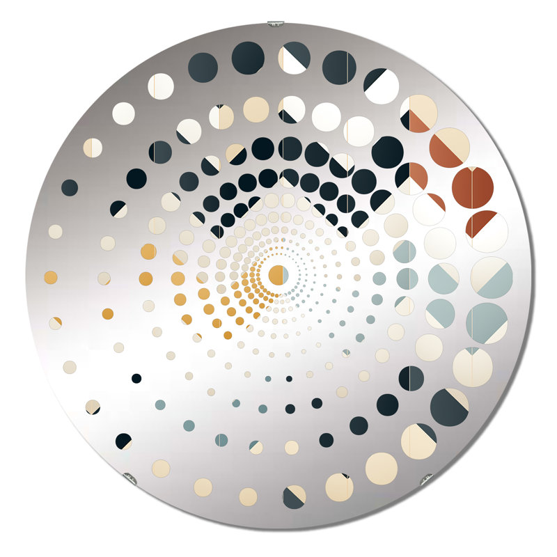 Miroir mural Contemporary, 23,6 po x 23,6 po