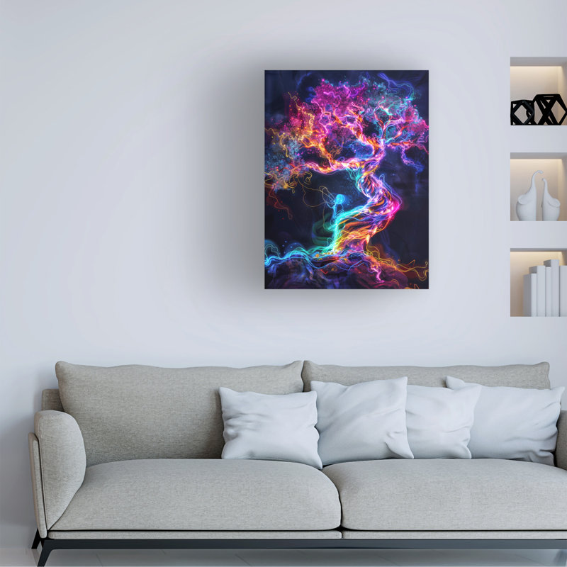 Art sur toile, bolologien, ray, Heere, H 19 po x l 14 po
