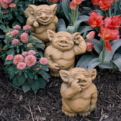 PiccaDilly 3 Piece Gargoyle Statue Set