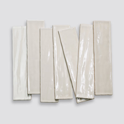 Carreau de plancher et de métro en porcelaine 2,5 po x 10 po Marin