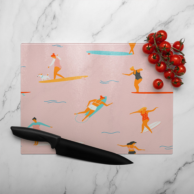 Surfers Glass Chopping Board