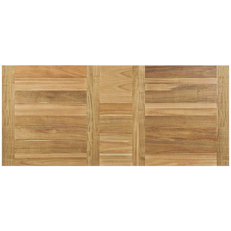 Solid Wood Extendable Dining Table, Natural Wood