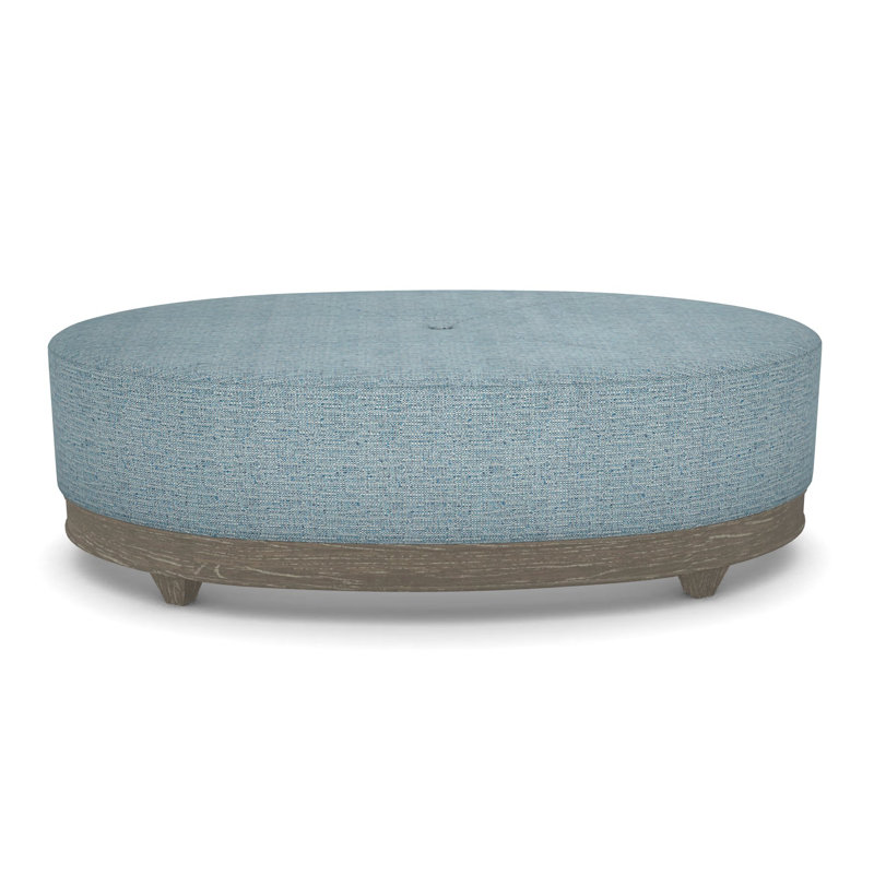 Repose-pieds Evelyn, Hampton, Cobalt Tuck