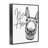 Animal Humor Nice Arse Donkey Bathroom Phrase by Ziwei Li - Print-104804027-104804028