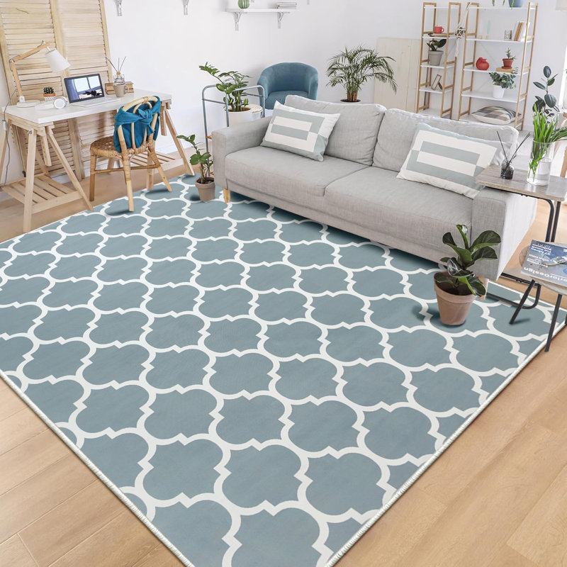 Clift Luxurious Ava Printed Rug – Non-Shedding, Soft & Durable Rug, Rectangle 80 x 150 cm