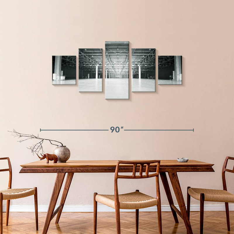 Monochrome Warehouse, 34" H x 74" W