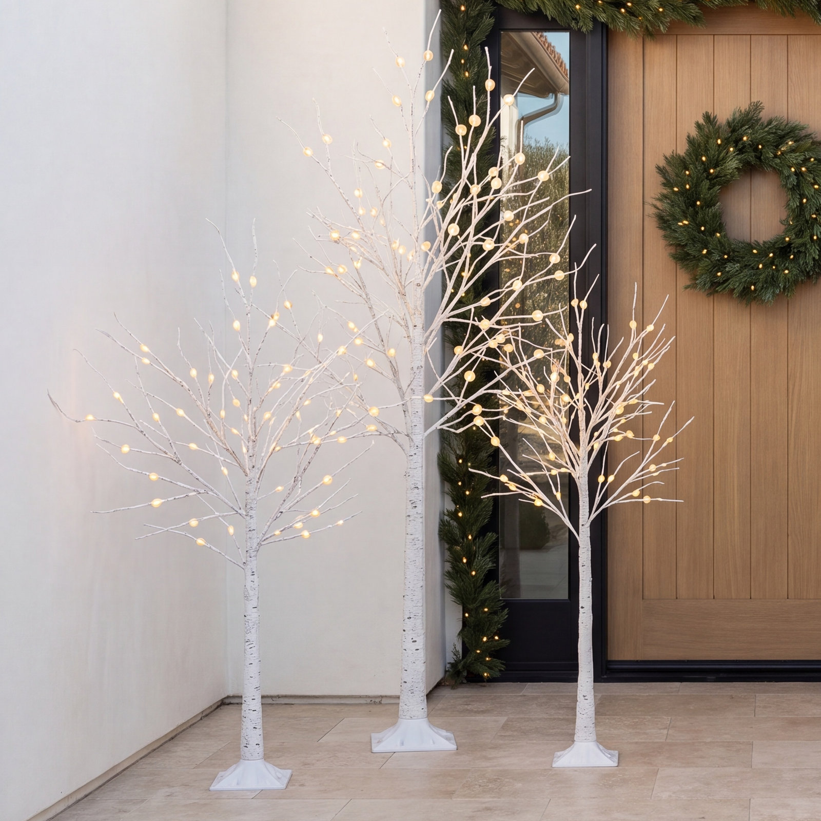 White 6' Pre-Lit Christmas Tree