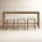 Brindle Console W Stools