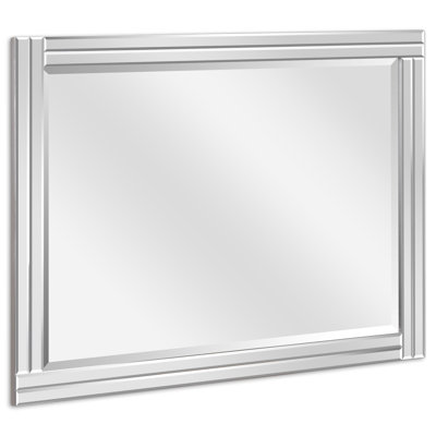 Odelia Solid Wood Rectangle Mirror