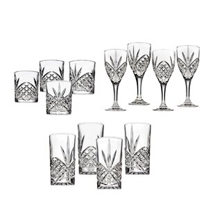 Madison 10.5 Ounce Wine Glasses | Beautifully Shaped for Parties, Entertaining, and Everyday Use Dishwasher Safe Set of 12 Clear Glass Wine Glasses