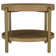 Arini Round End Side Table With Storage Shelf