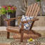 Chaises Adirondack en bois avec pieds robustes