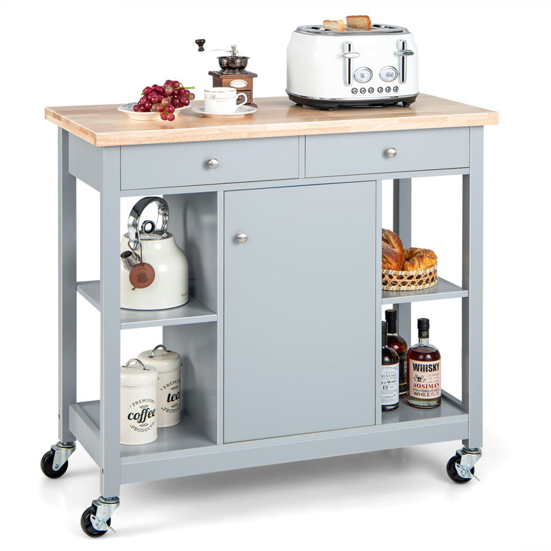 Mersinlik Kitchen Cart, Grey