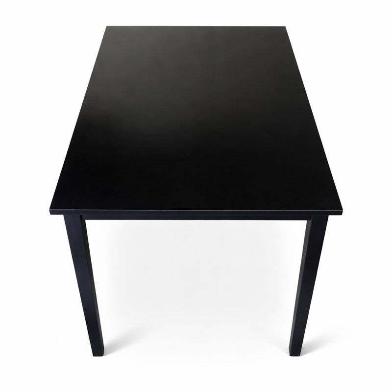 Table de salle à manger Phung, H 30 po x L 43,3 po x l 27,5 po, Noir