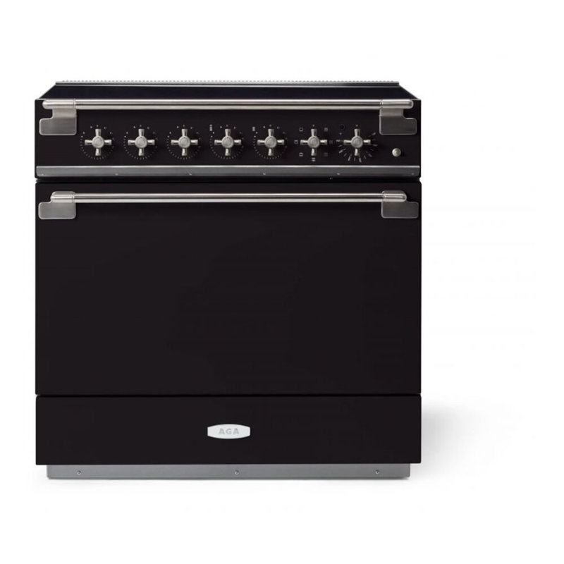 Elise 36" 4.5 Cubic Feet Induction Freestanding Convection Range, Matte Black