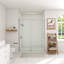 Porte de douche coulissante simple sans cadre avec verre transparent Oceanus-70748824