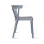 Ensemble de 2 chaises de patio empilables, ensemble de salle à manger à dossier bas et à lattes-1876973714