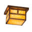 Hyde Park "T" Mission 1 - Light Flush Mount