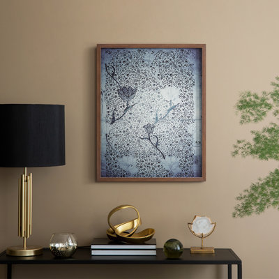 «Vintage Abstract Print», reproduction encadrée CLV III