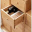 Commode 4 tiroirs, commode autoportante pour salon, salle à manger, chambre à coucher