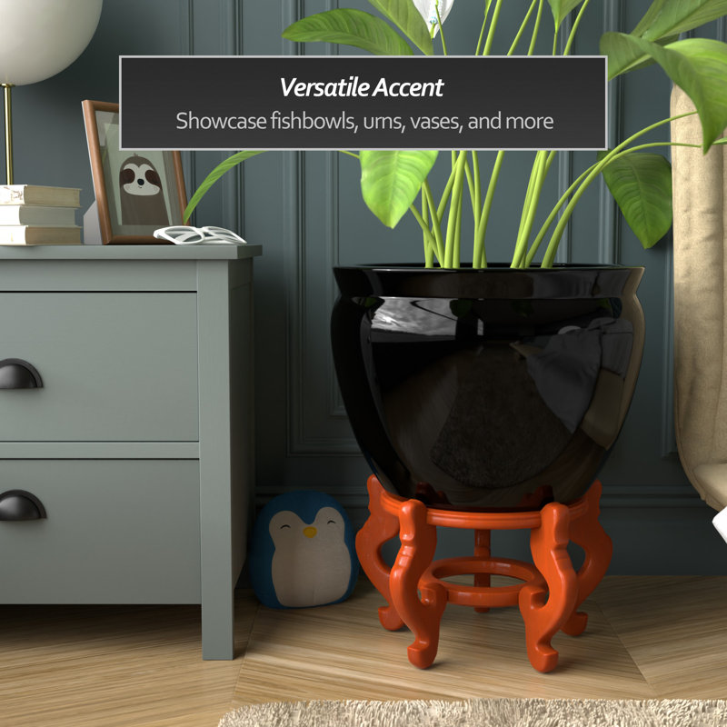 Fishbowl Stand, 9" H x 11.5" W x 11.5" D