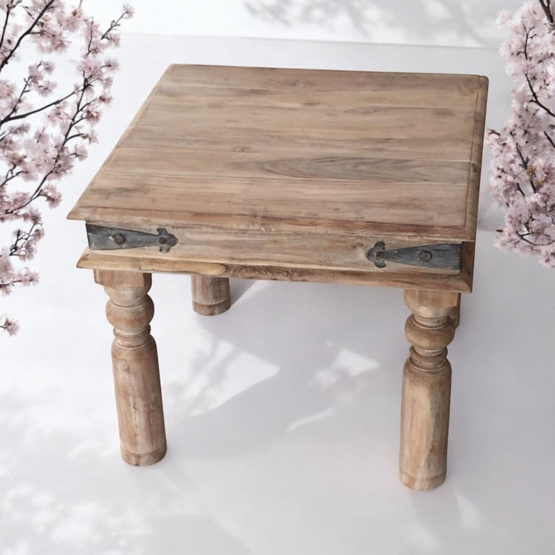 Seavy Solid Wood End Table